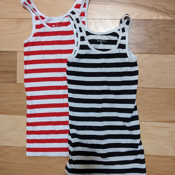 Merona Tops - Bundle of striped tank tops